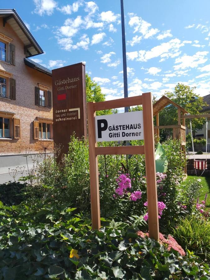 Gaestehaus Gitti Dorner Hittisau Exteriör bild